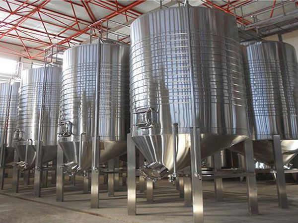 葡萄酒斜錐底發(fā)酵罐